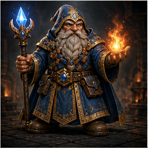 Dwarves Mage portrait