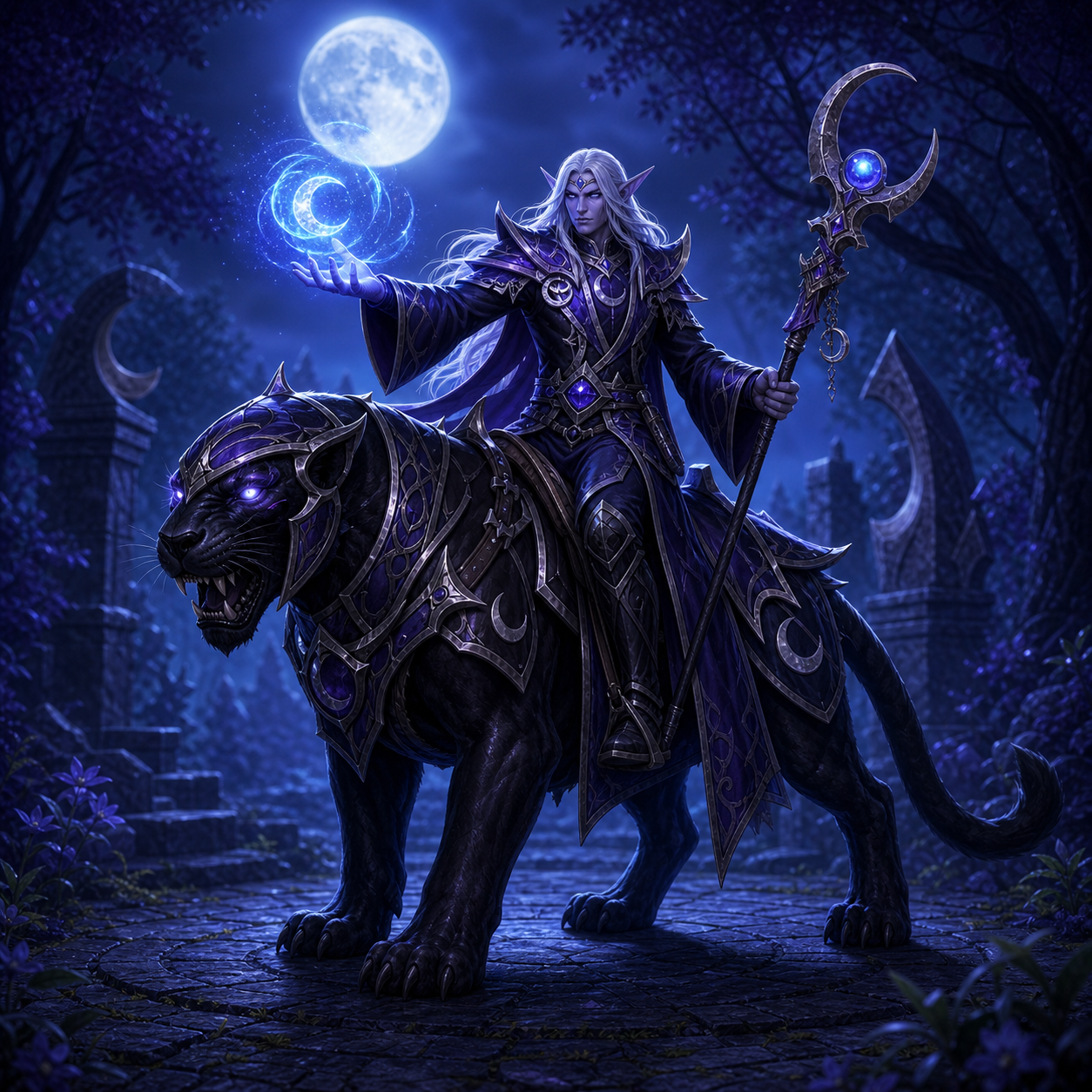 Night Elves Cavalry Mage portrait