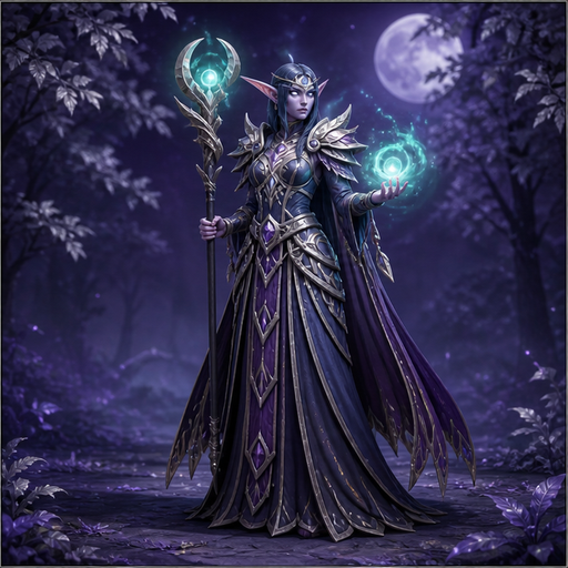 Night Elves Priest portrait