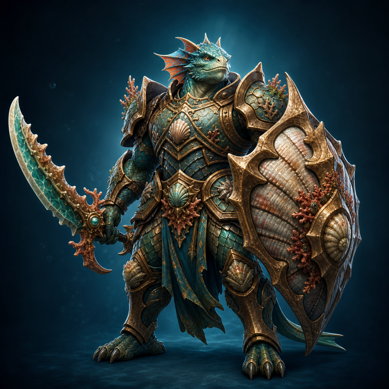 Tidescale Knight portrait
