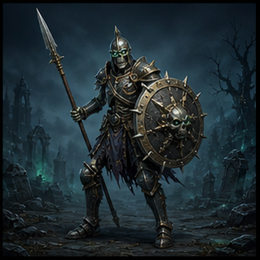 Undead Spearman portrait